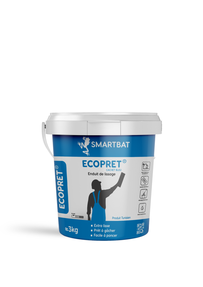 enduit de lissage ecopert cachet bleu 3kg