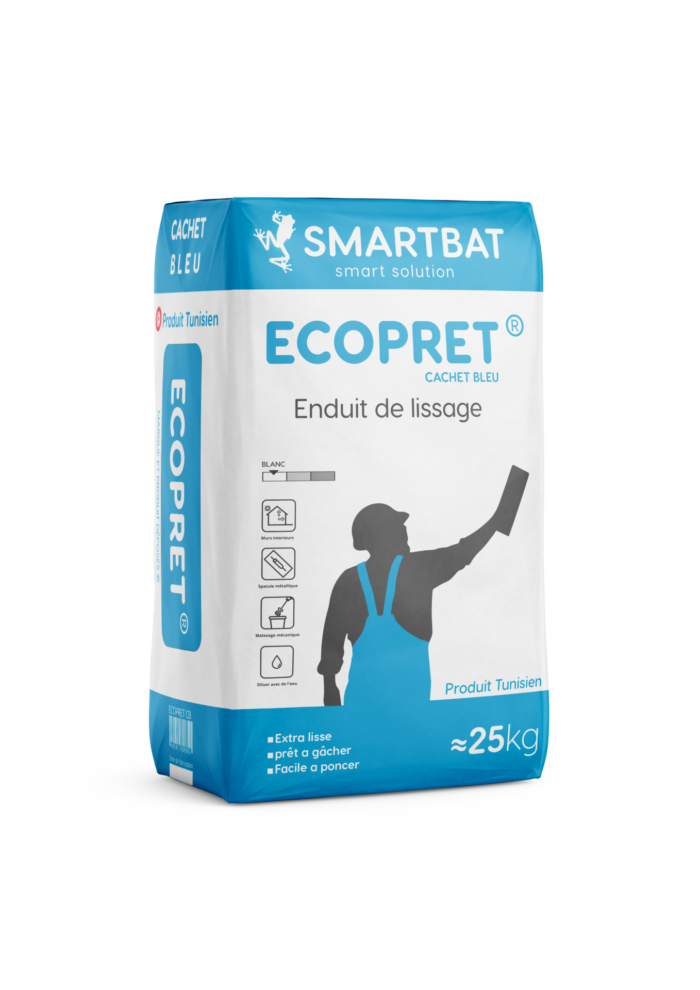 Ecopret طلاء تنعيم الختم الأزرق