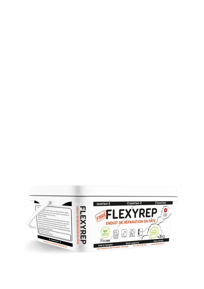 Enduit De Réparation En Pâte Flexyrep - Seau 3KG - Smartbat